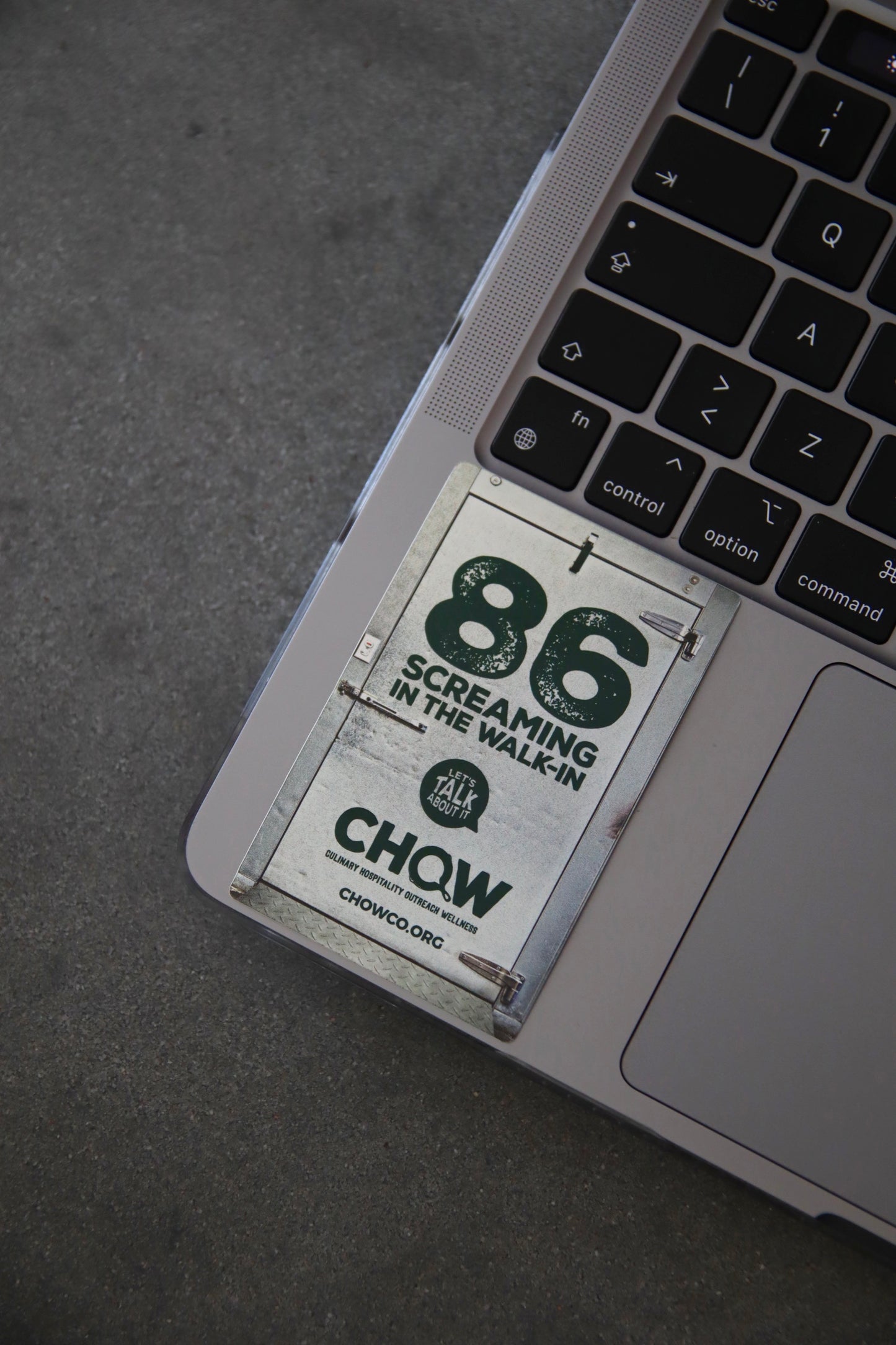 CHOW 86 Screaming in the walk-in sticker