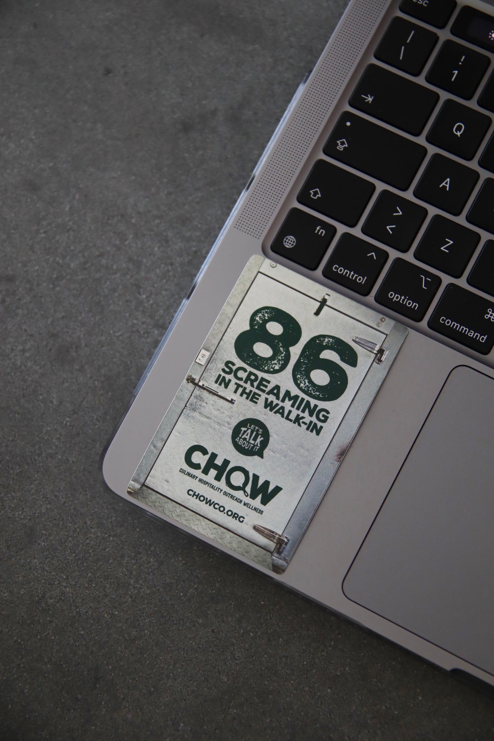 CHOW 86 Screaming in the walk-in sticker