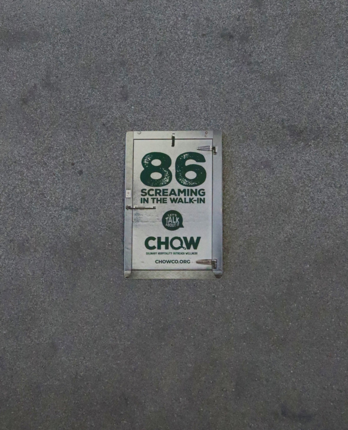 CHOW 86 Screaming in the walk-in sticker